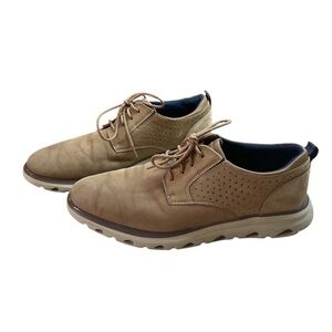 Johnston & Murphy Shoes Nubuck Leather Lace Up Classic Casual 59-35601 Size 9.5